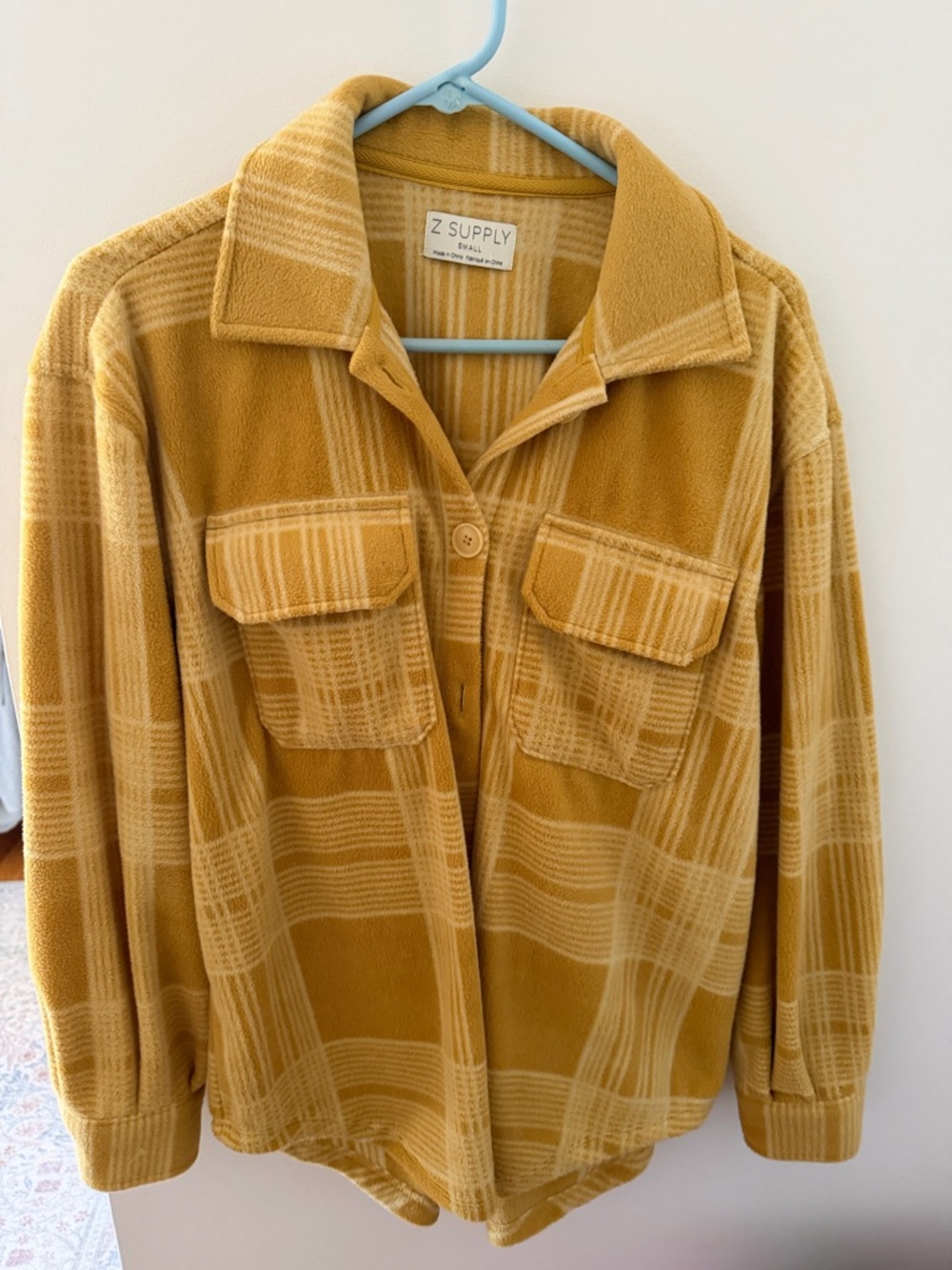 Z supply Small Fleece Shacket